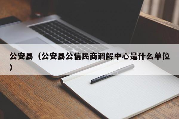 公安县（公安县公信民商调解中心是什么单位）  第1张